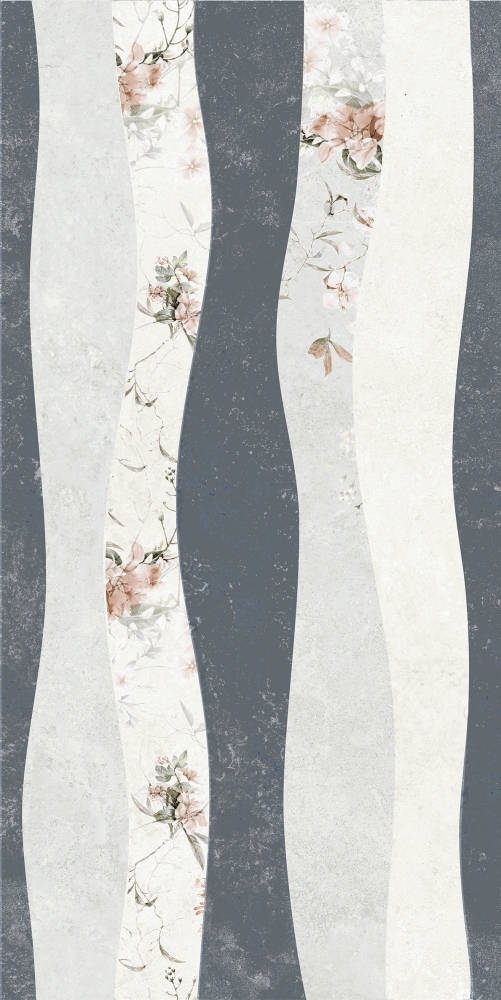 Floral Gri Motif