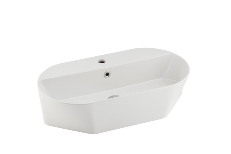 Stella Tezgahüstü Batarya Delikli Lavabo (65cm)