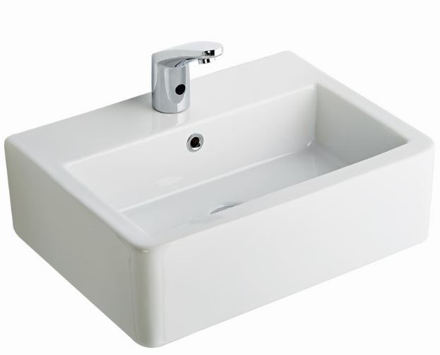 Aqua Tezgah üstü Dikdörtgen Lavabo 56cm